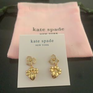 NWT Kate Spade flower earrings